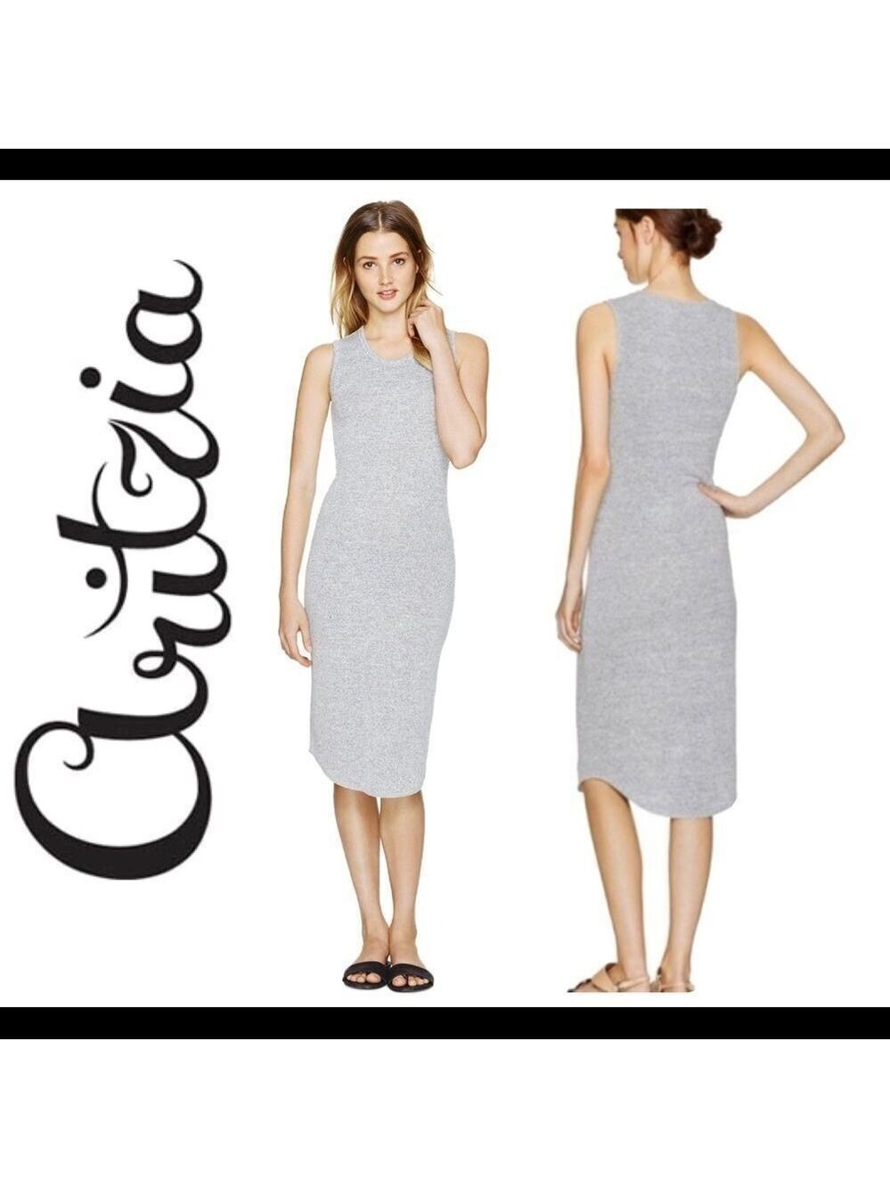 𝅺ARITZIA Wilfred Bruni Dress Heather Grey Sz XS